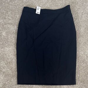 Navy Pencil Skirt